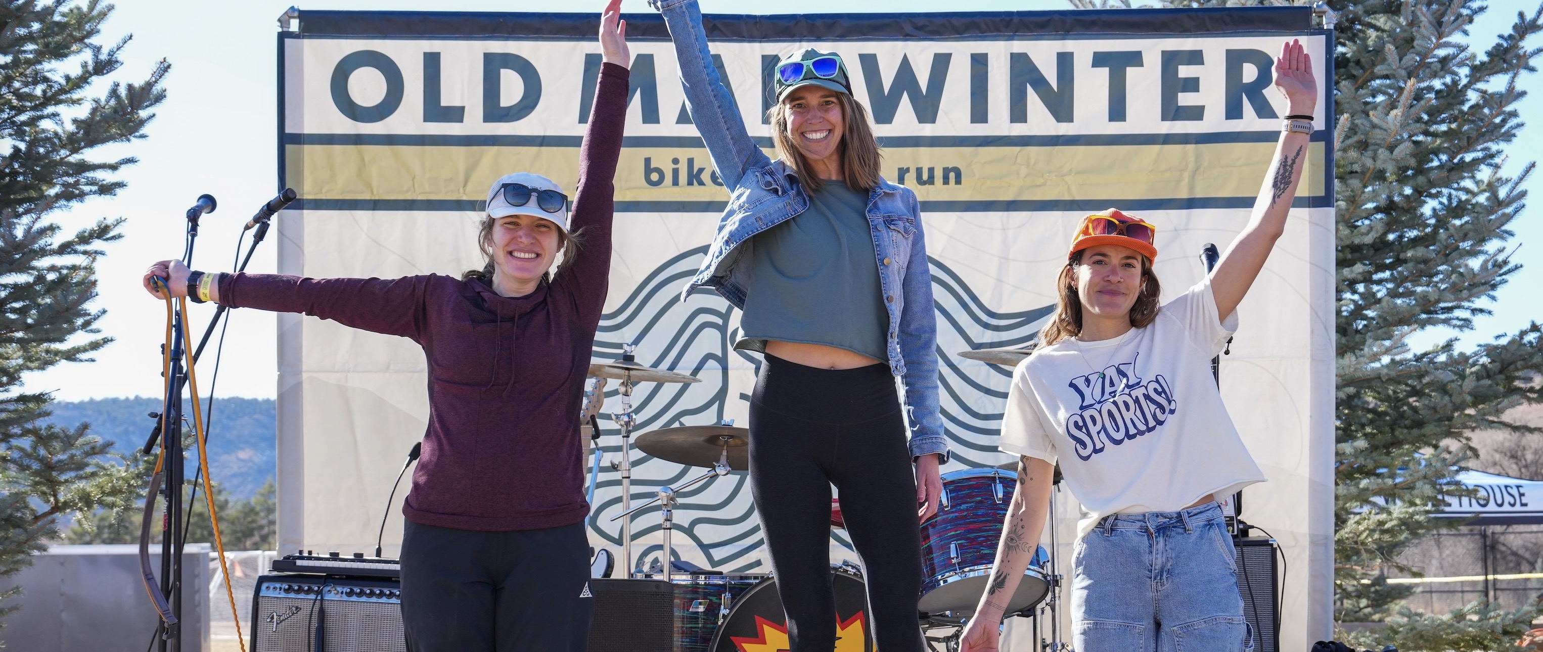 Prizes & snowflakes at Old Man Winter Rally
