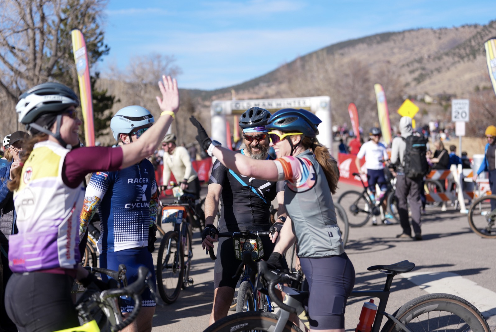 The cheering section — event photograph 1